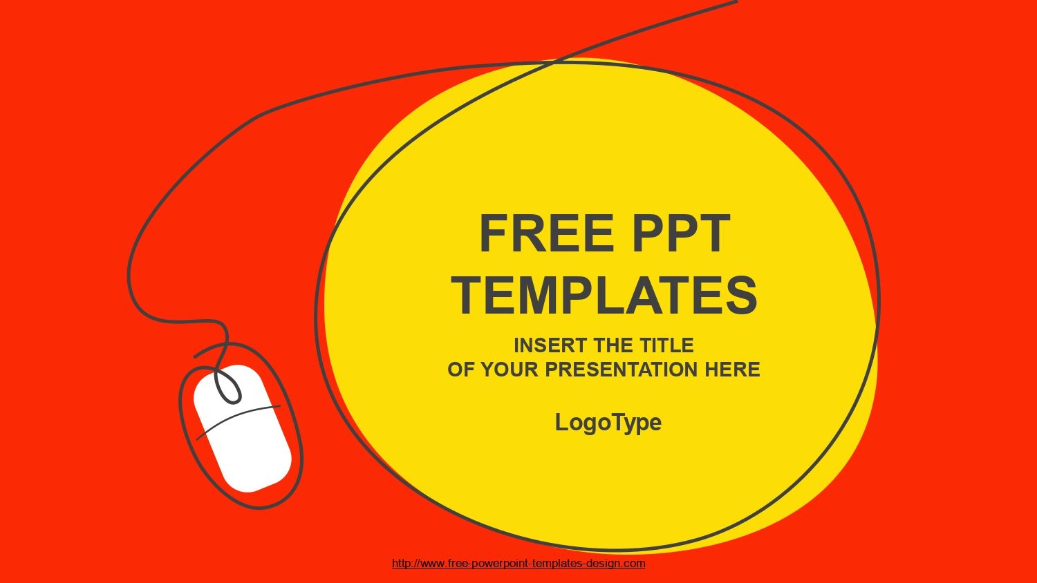 Plantilla PowerPoint Mouse de Computadora
