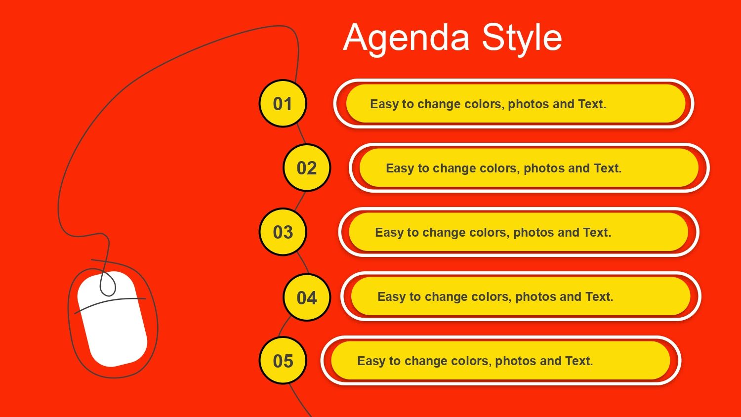 Plantilla PowerPoint Mouse de Computadora