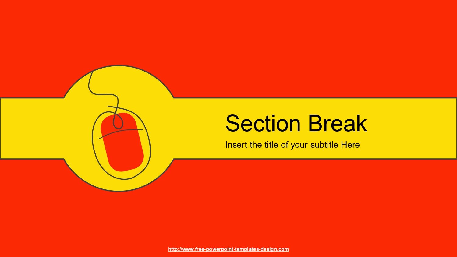 Plantilla PowerPoint Mouse de Computadora