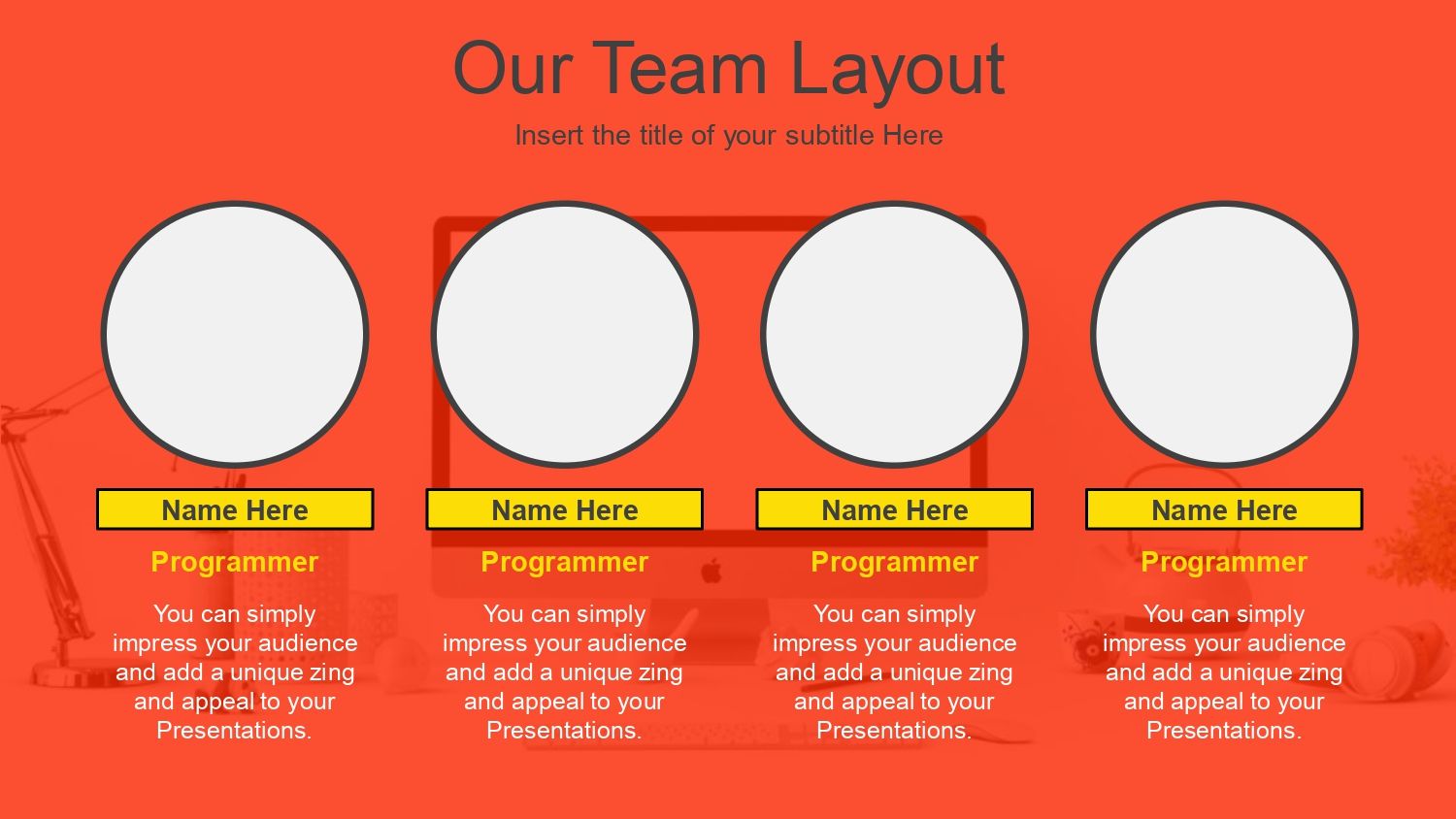 Plantilla PowerPoint Mouse de Computadora