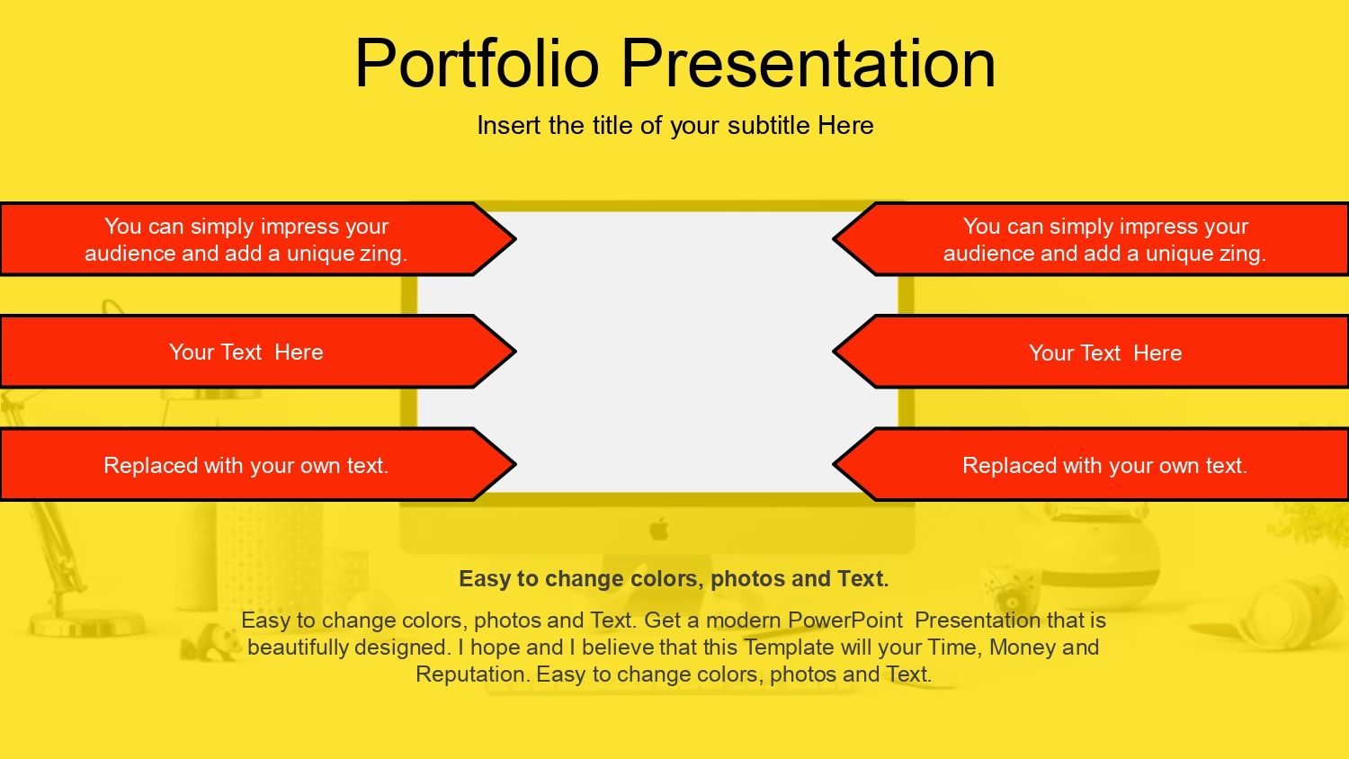 Plantilla PowerPoint Mouse de Computadora