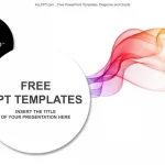 Ondas de Colores Plantilla PowerPoint