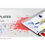Plantilla PowerPoint Paleta de Pinturas