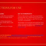 Plantilla PowerPoint Rojo Intenso