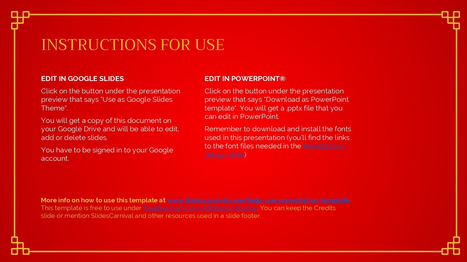 Plantilla PowerPoint Rojo Intenso