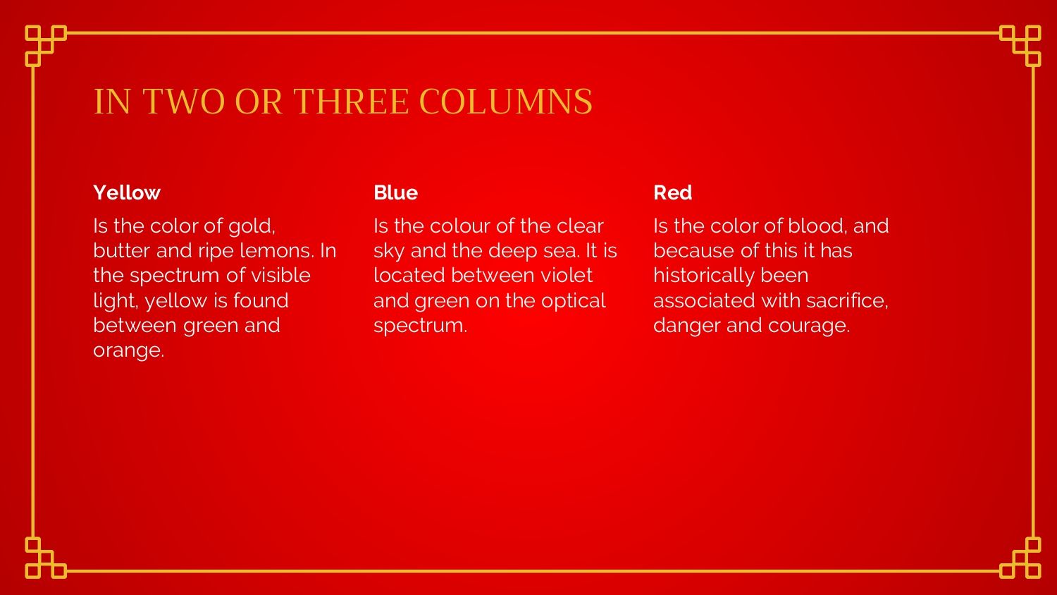 Plantilla PowerPoint Rojo Intenso