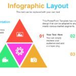 Plantilla PowerPoint Triángulos de Colores