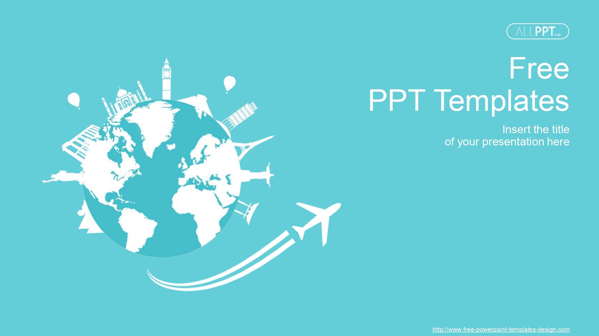 Plantilla PowerPoint Viaje Mundial