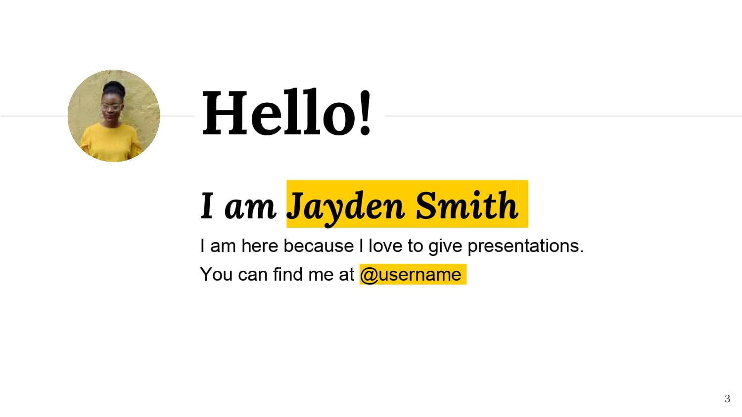 Plantilla PowerPoint con DiseƱo Simple