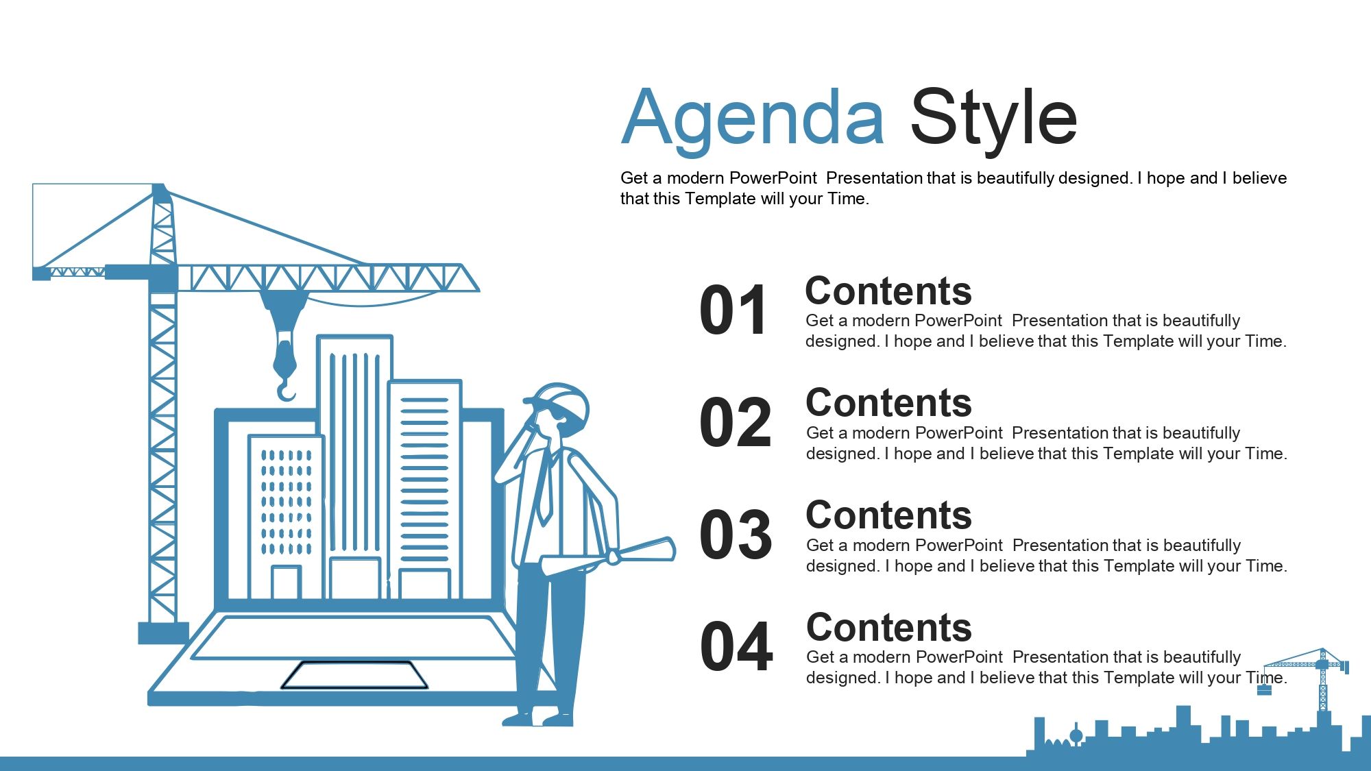 Plantilla PowerPoint de Arquitectura