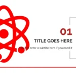 Plantilla PowerPoint de Átomo