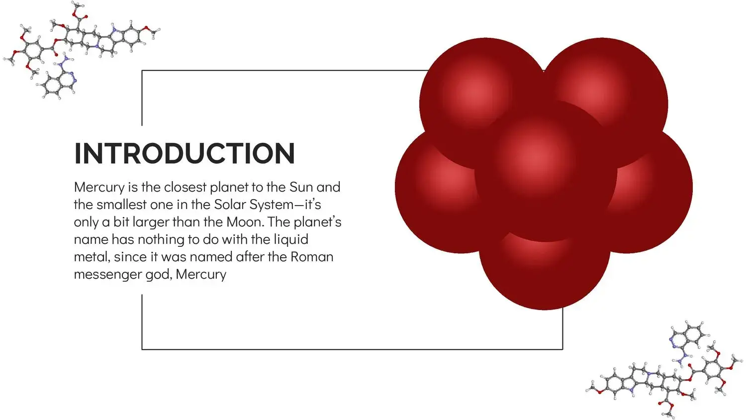 Plantilla PowerPoint de Átomo