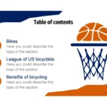 Plantilla PowerPoint Pelota de Baloncesto