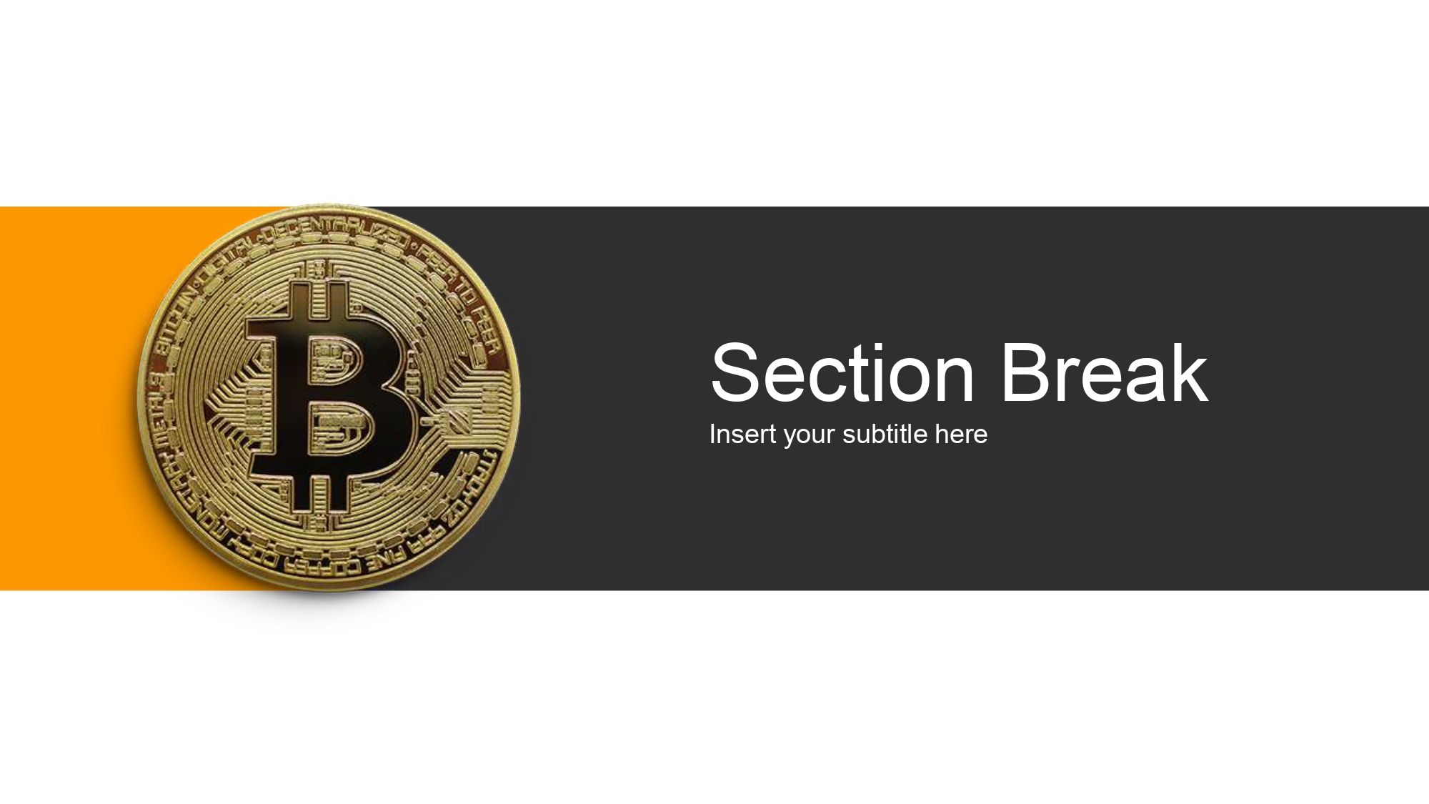 Plantilla PowerPoint de Bitcoin