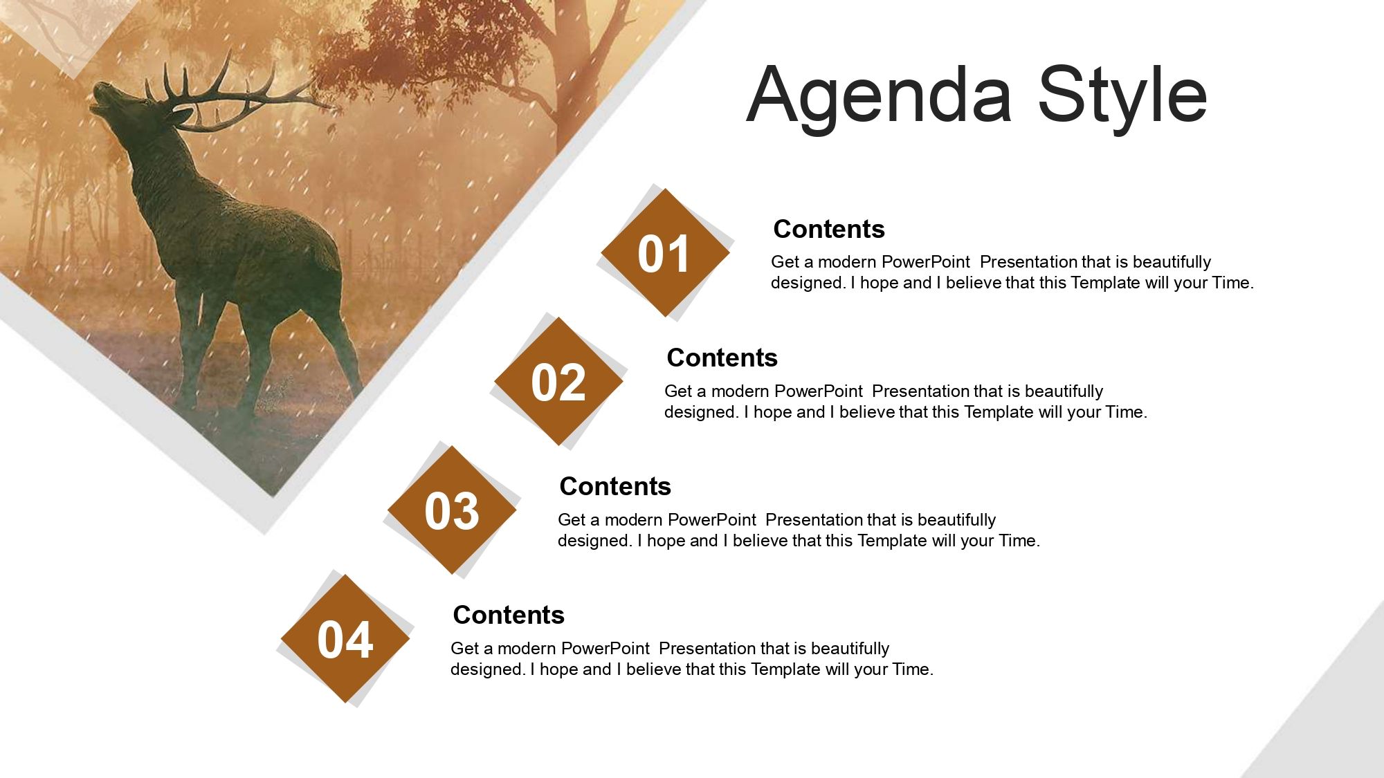 Plantilla PowerPoint de Bosque