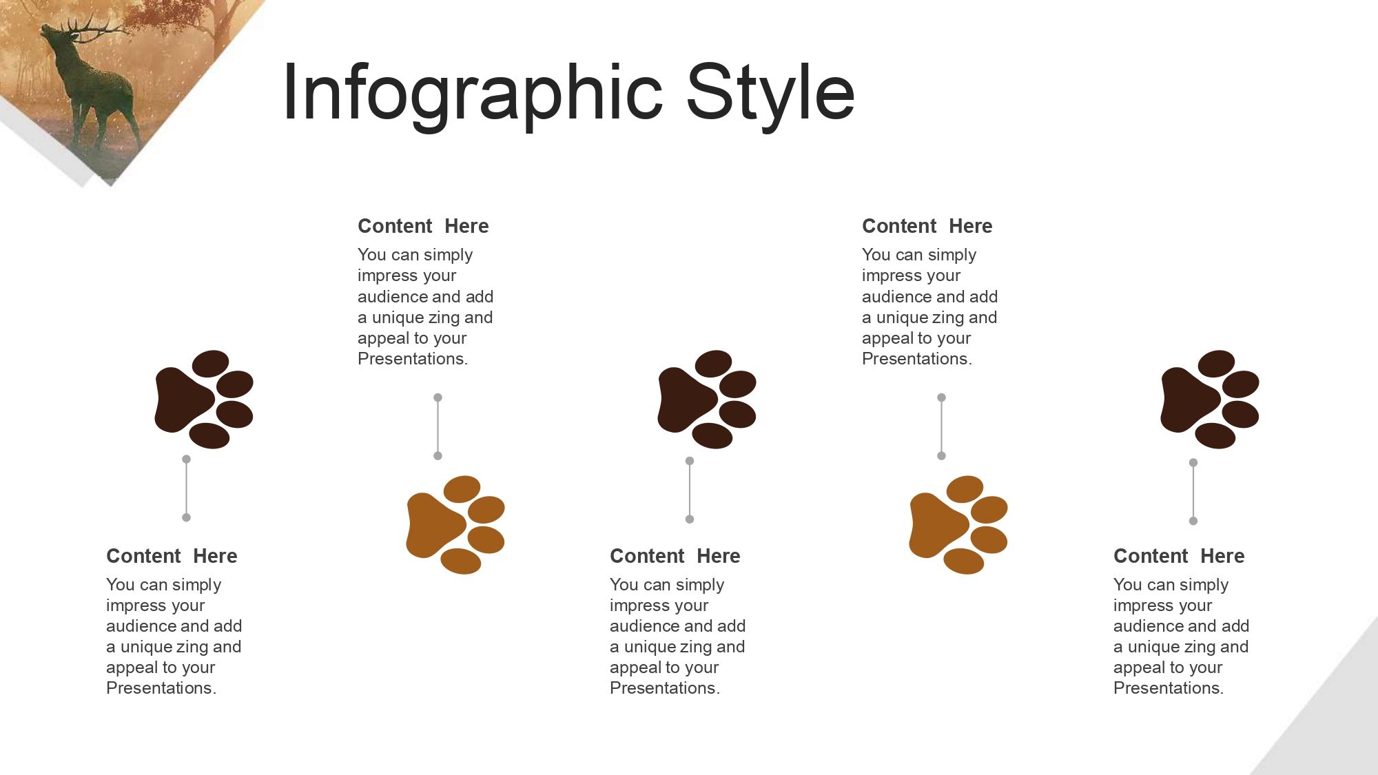 Plantilla PowerPoint de Bosque