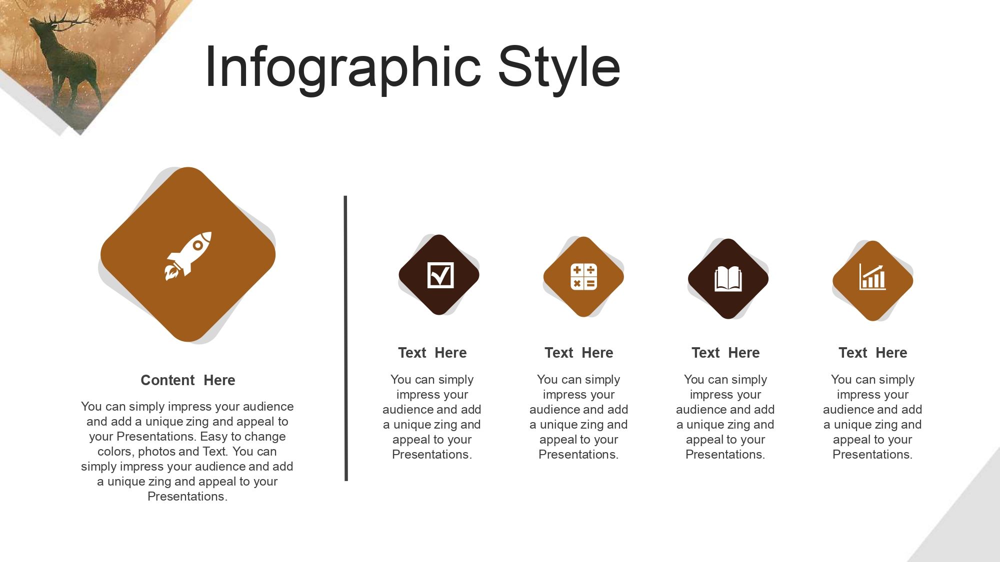 Plantilla PowerPoint de Bosque
