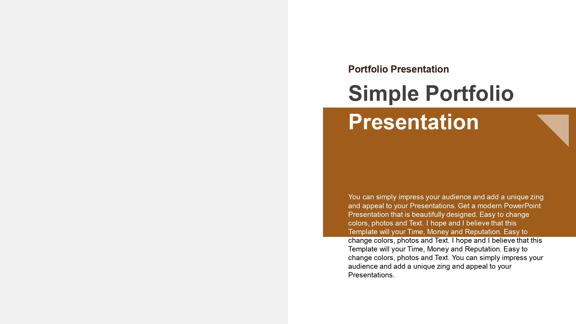 Plantilla PowerPoint de Bosque