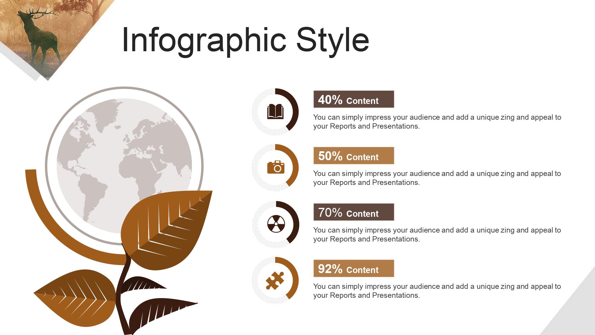 Plantilla PowerPoint de Bosque