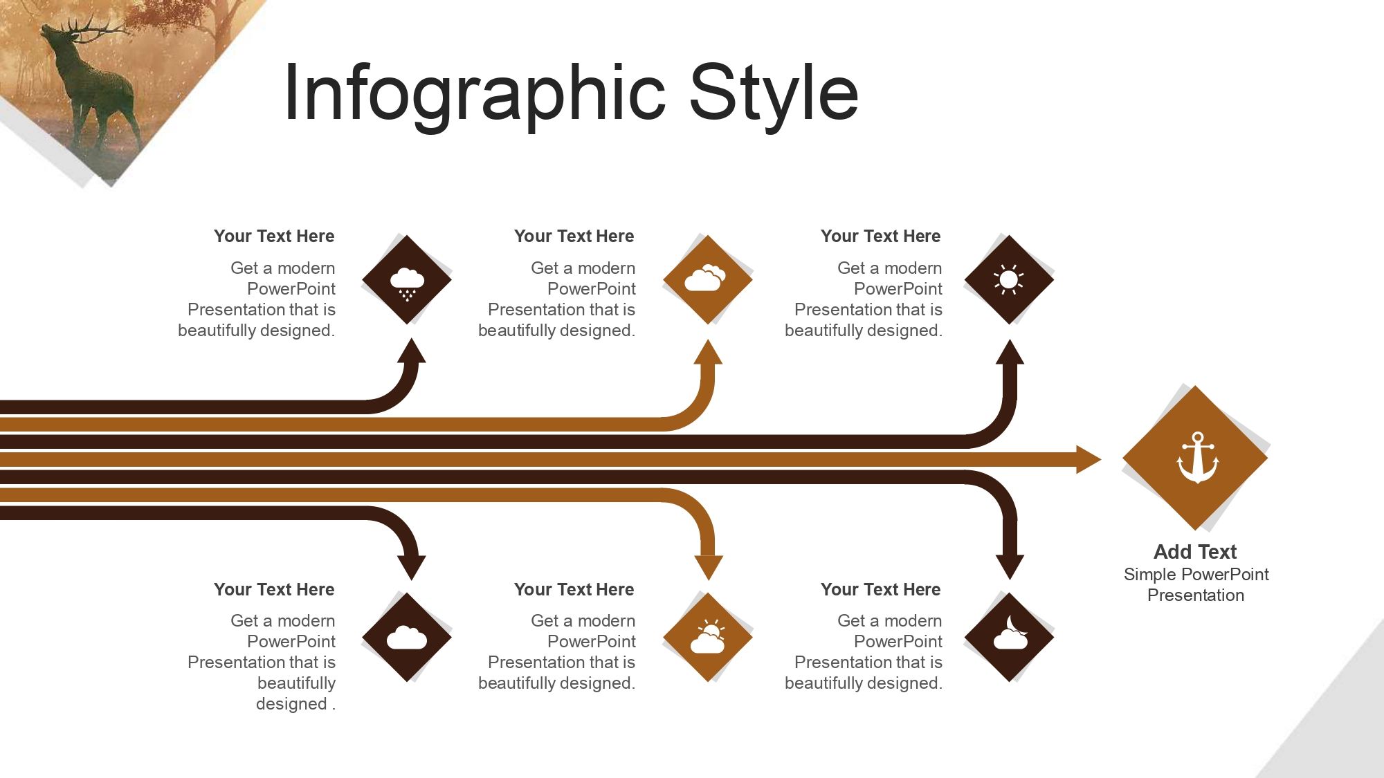 Plantilla PowerPoint de Bosque