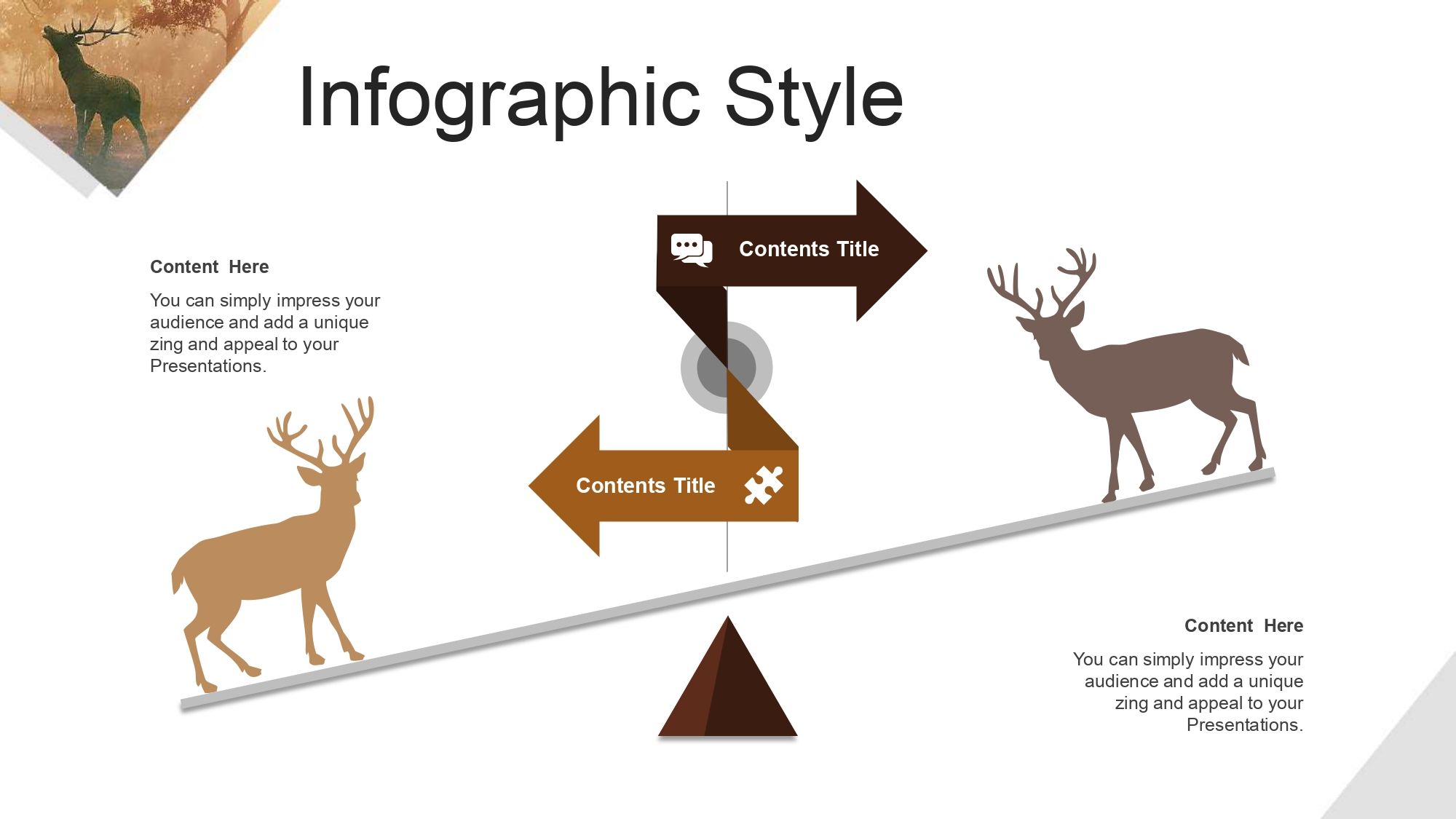 Plantilla PowerPoint de Bosque