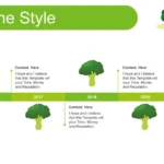 Plantilla PowerPoint de Brócoli