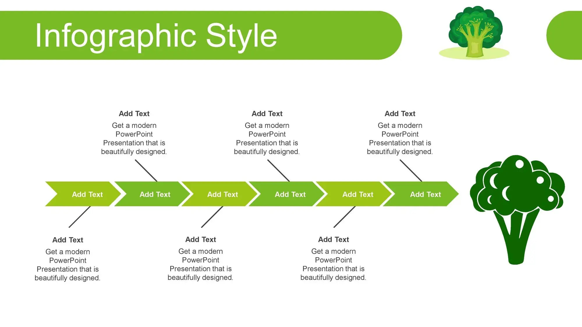 Plantilla PowerPoint de Brócoli