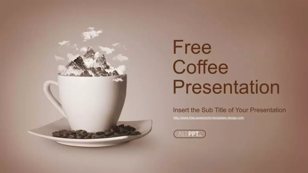 Plantilla PowerPoint de Café