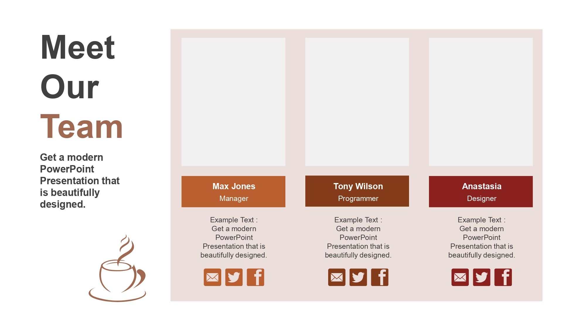 Plantilla PowerPoint de Café