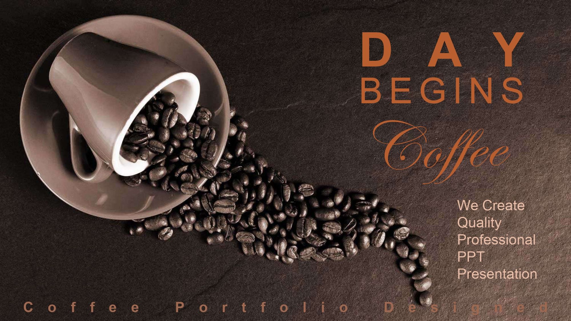 Plantilla PowerPoint de Café
