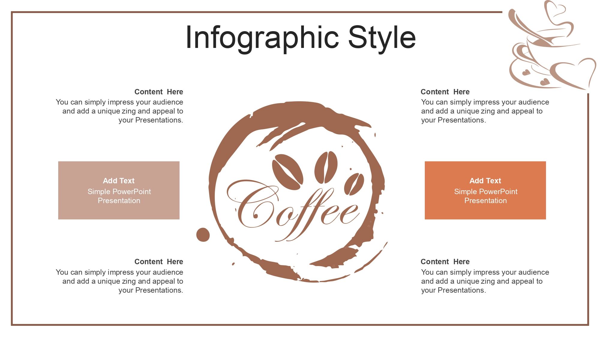 Plantilla PowerPoint de Café