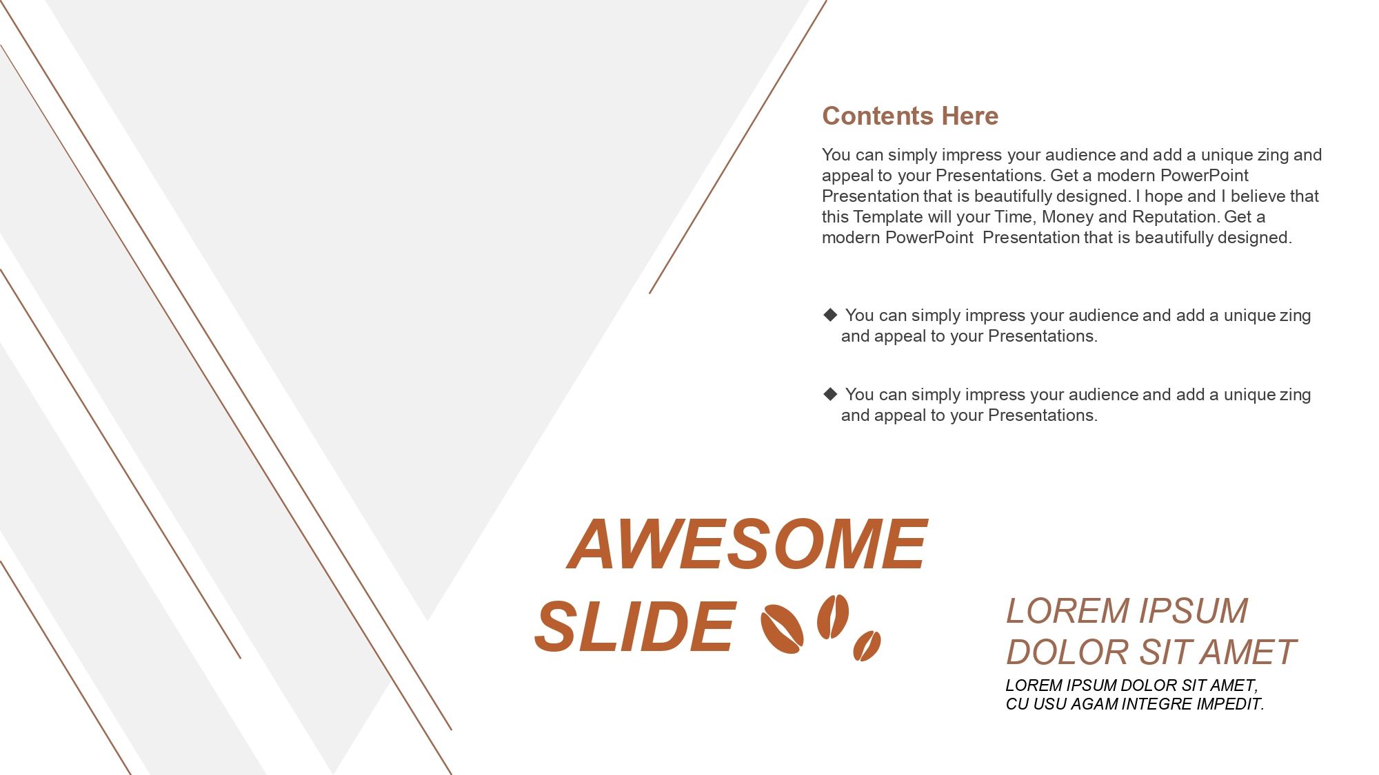Plantilla PowerPoint de Café