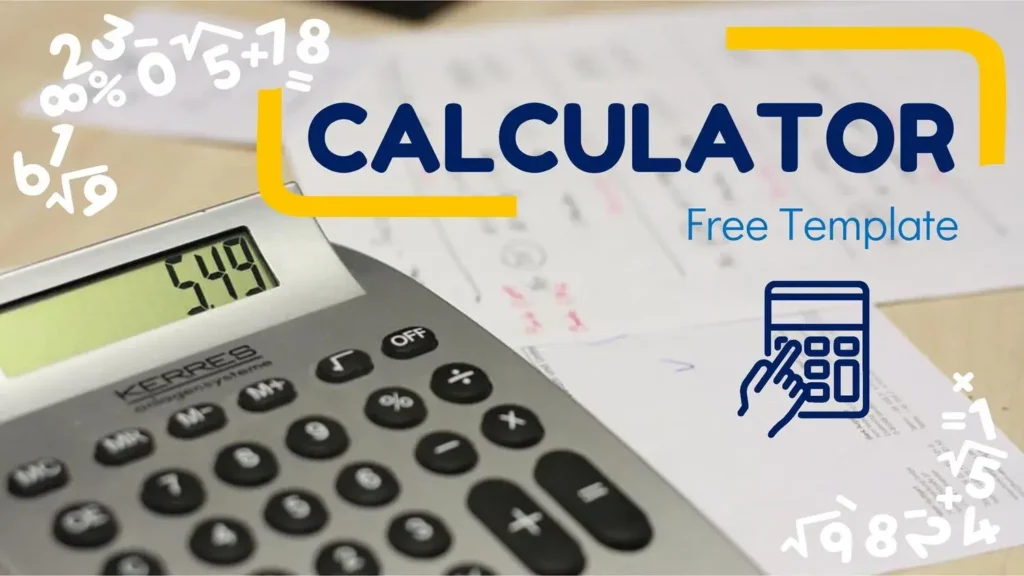 Plantilla PowerPoint de Calculadora