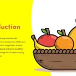 Plantilla PowerPoint de Cesta de Frutas