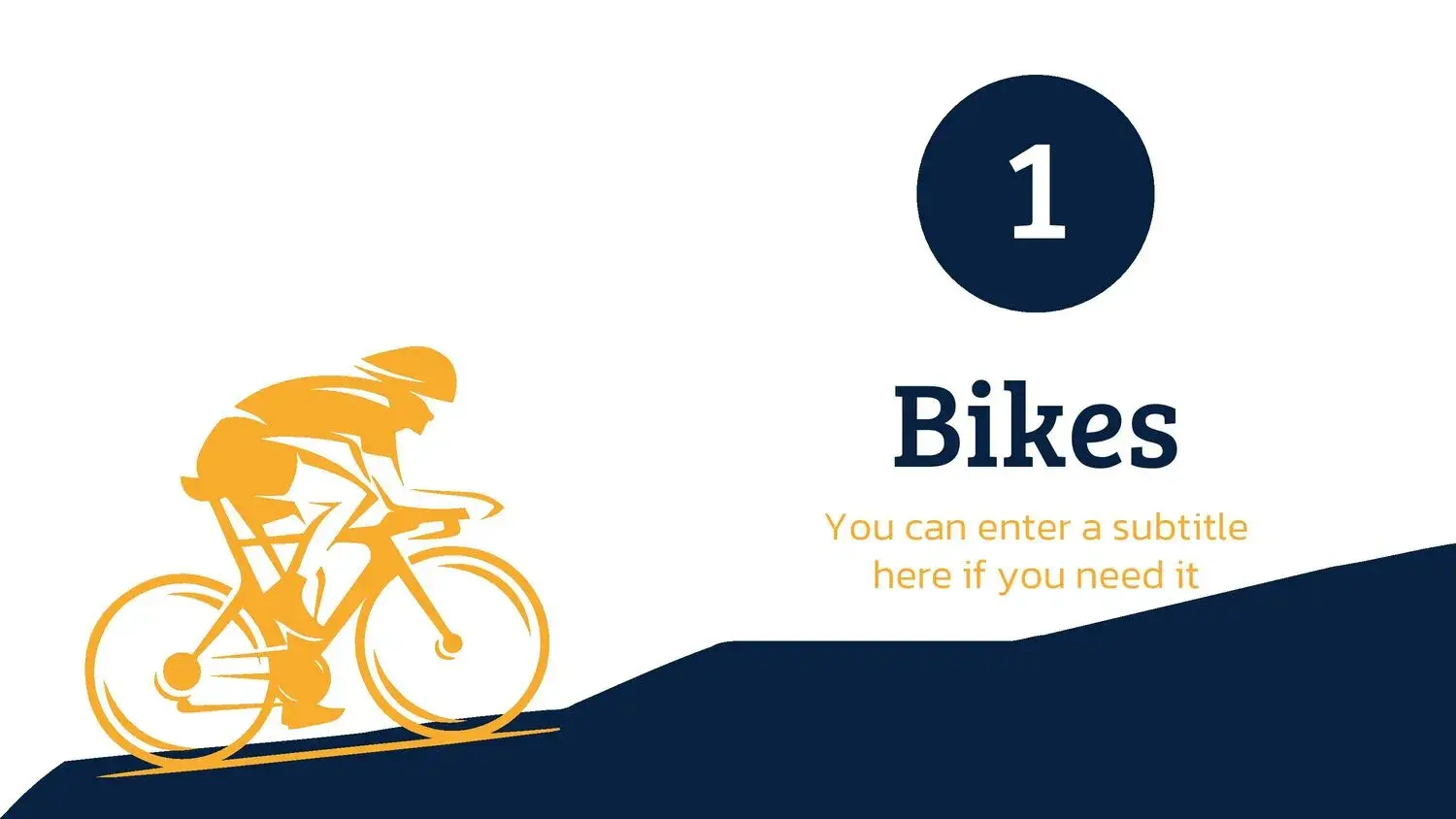 Plantilla PowerPoint de Ciclismo