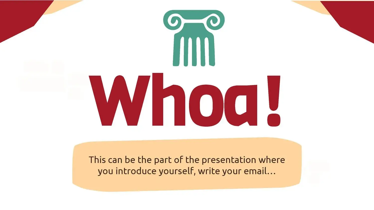 Plantilla PowerPoint de Coliseo Romano