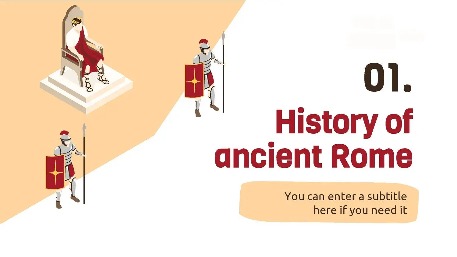 Plantilla PowerPoint de Coliseo Romano