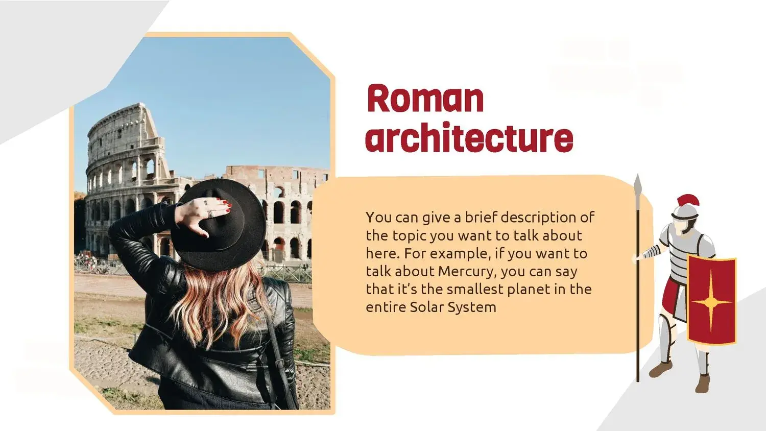 Plantilla PowerPoint de Coliseo Romano