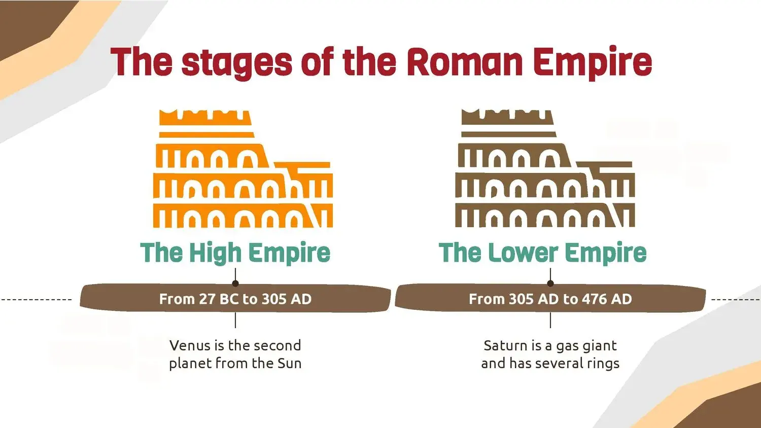 Plantilla PowerPoint de Coliseo Romano