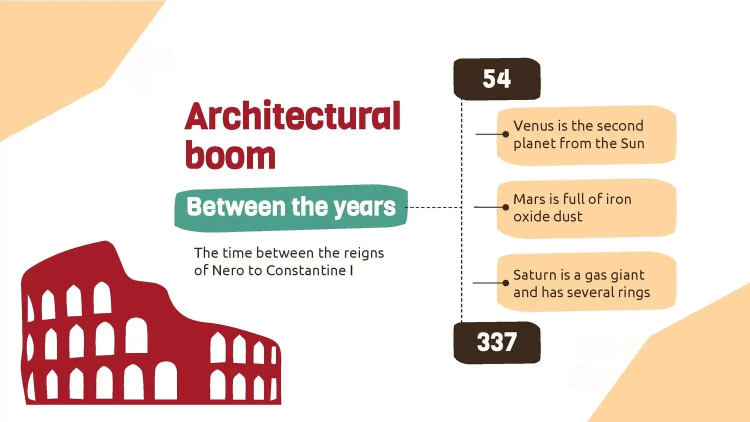 Plantilla PowerPoint de Coliseo Romano