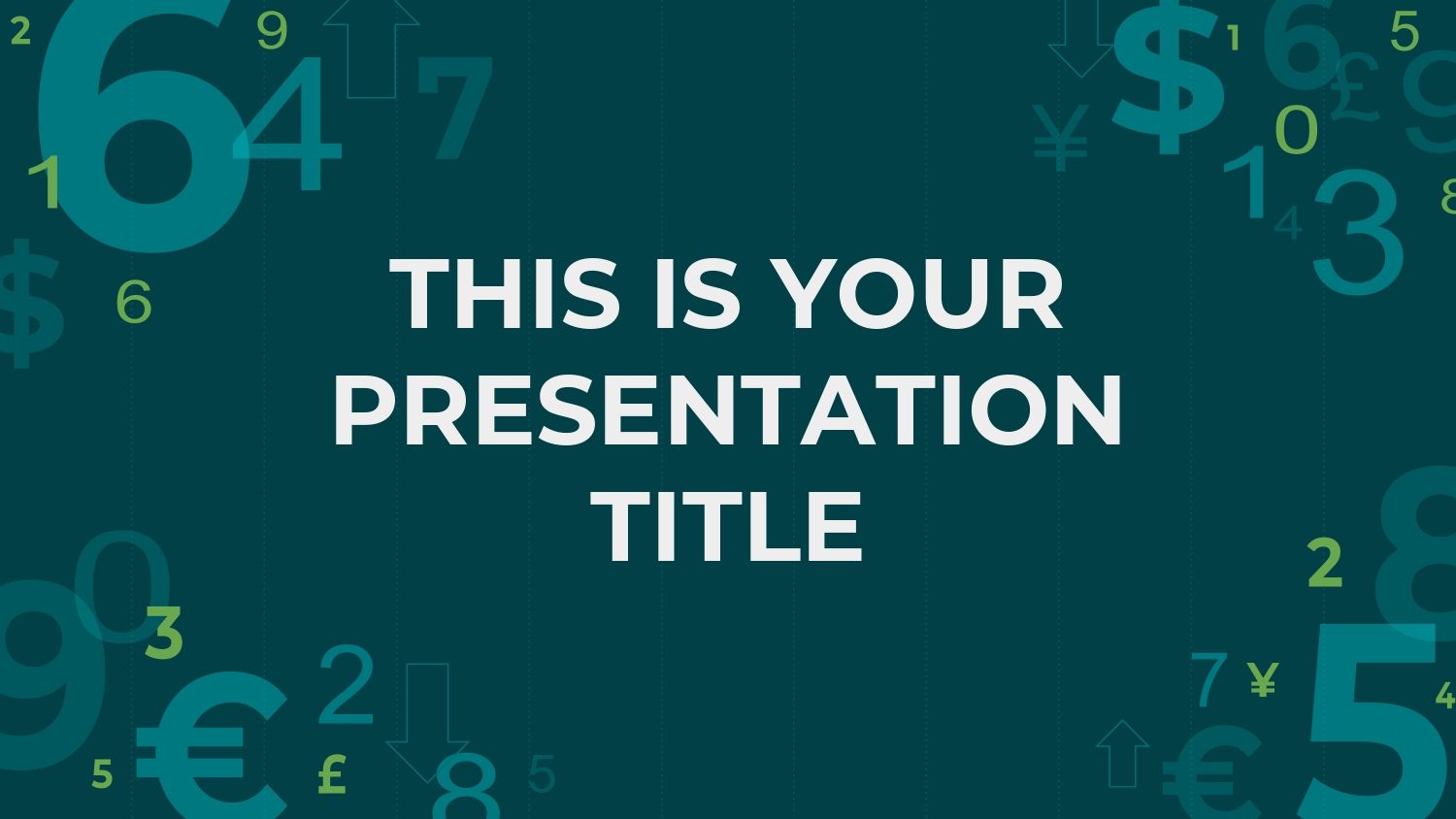 Plantilla PowerPoint de Dólar