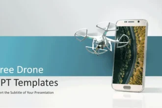Plantilla PowerPoint de Drones