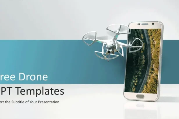Plantilla PowerPoint de Drones