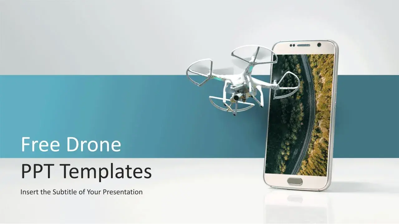 Plantilla PowerPoint de Drones
