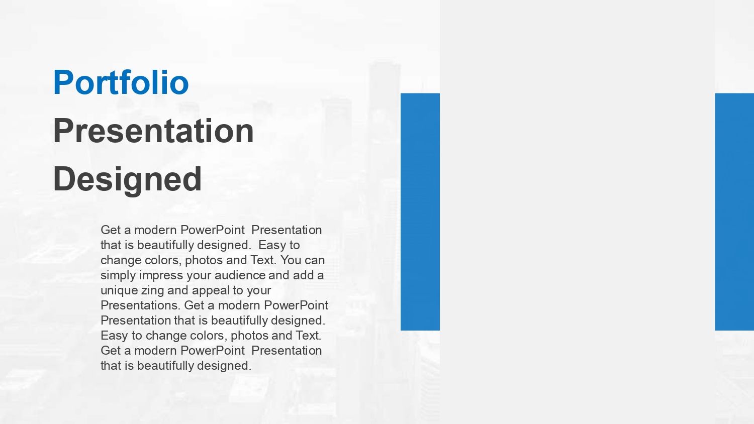 Plantilla PowerPoint de Edificios