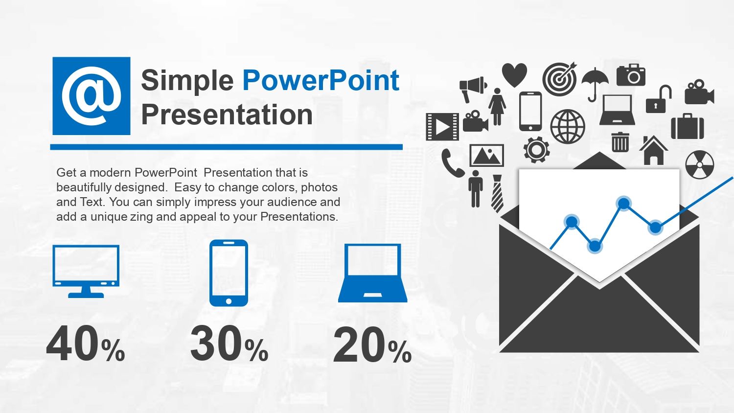 Plantilla PowerPoint de Edificios