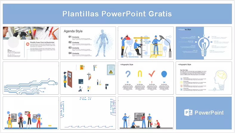 Plantilla PowerPoint de Electricidad