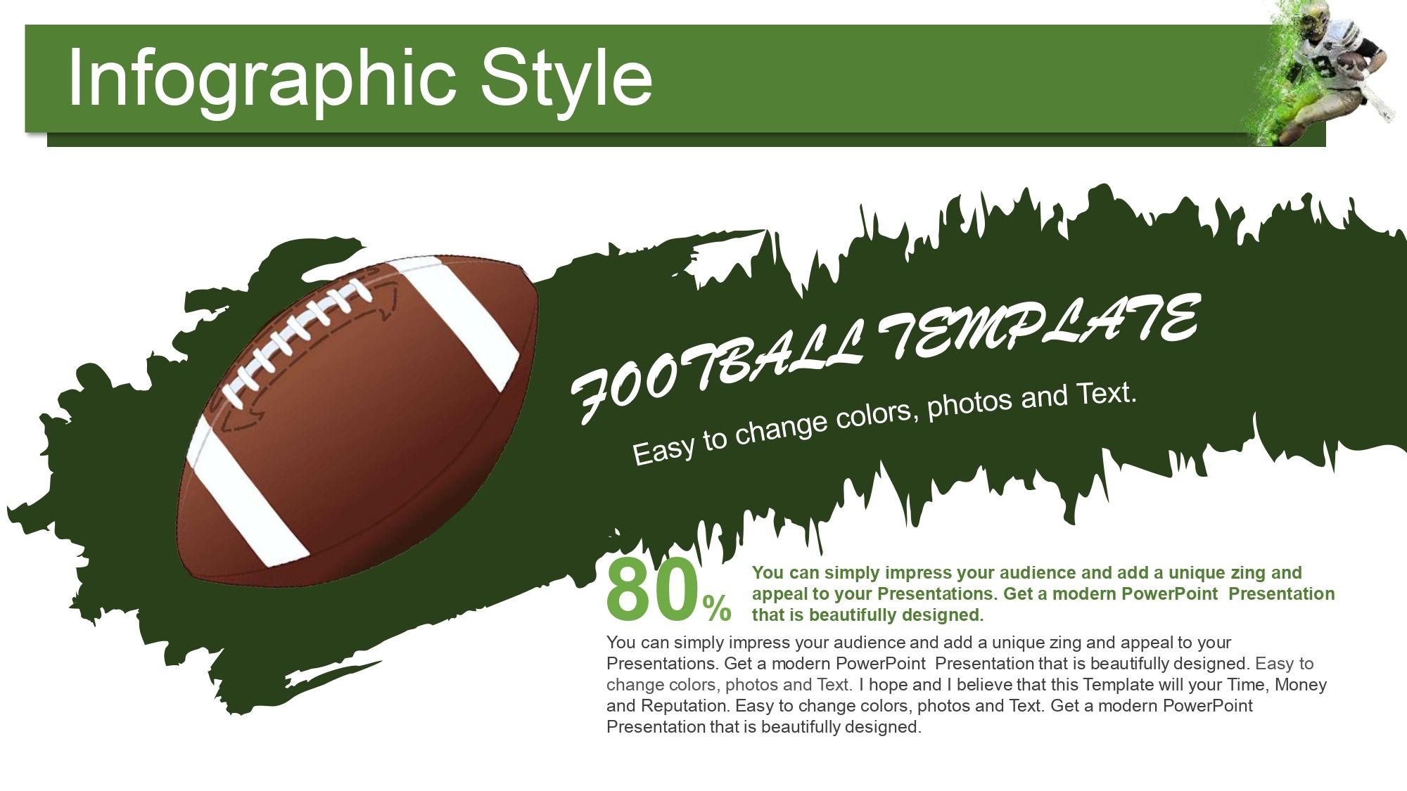 Plantilla PowerPoint de Fútbol Americano
