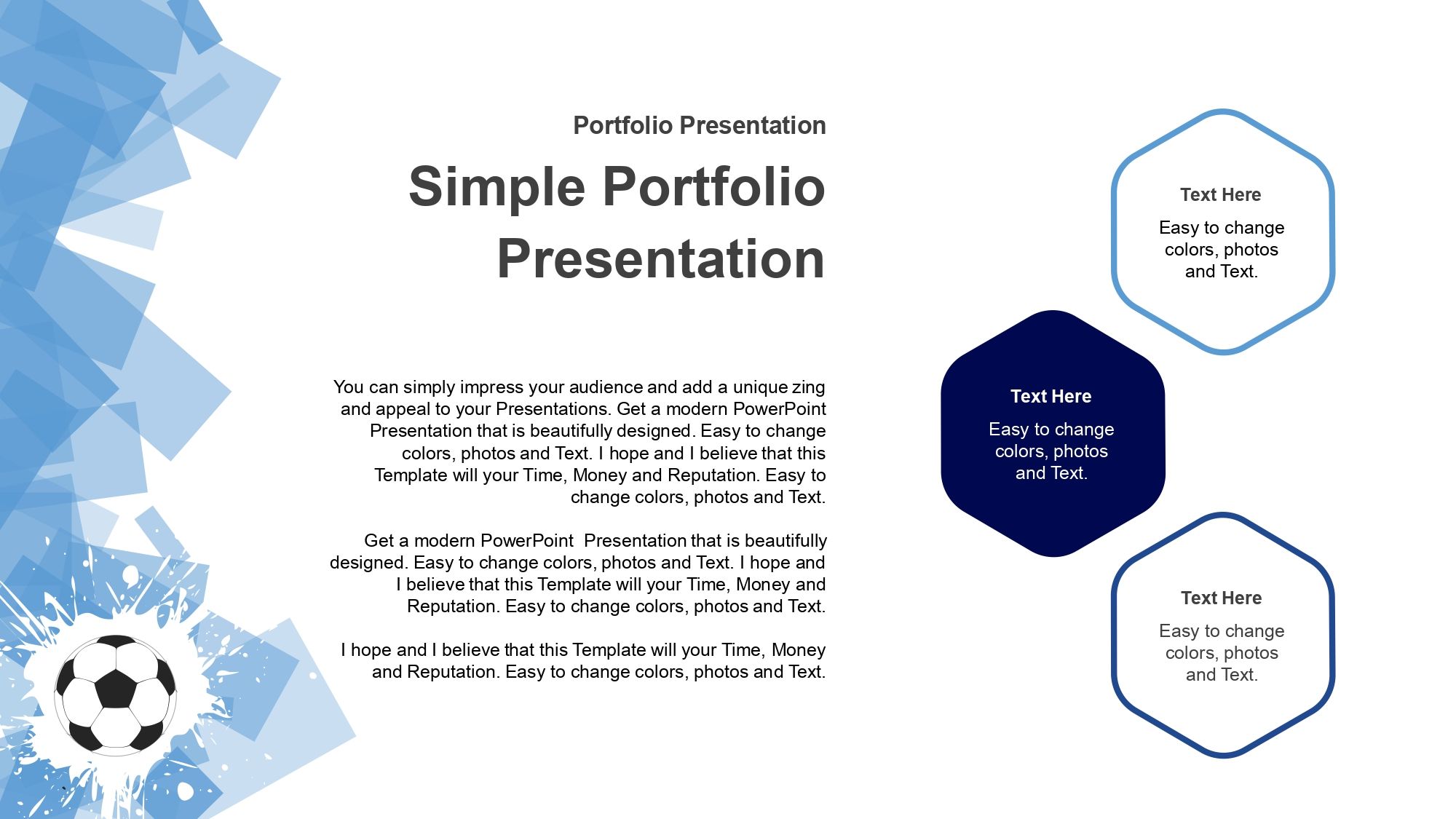 Plantilla PowerPoint de Fútbol