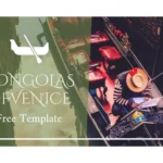 Plantilla PowerPoint de Góndolas de Venecia
